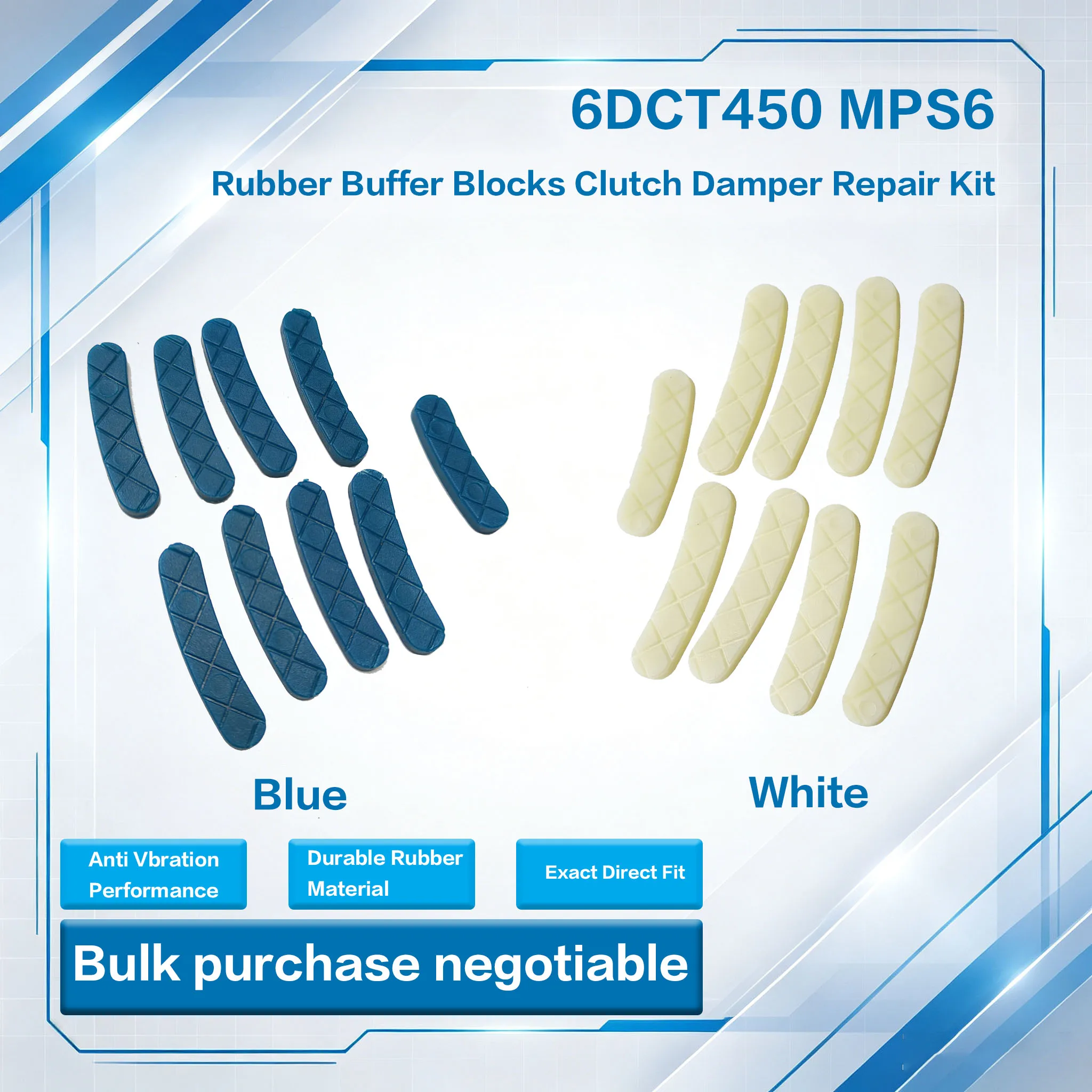 6DCT450 MPS6 Transmission Clutch Buffer Rubber Blocks Dual Clutch Damper For Ford Volvo Land Rover Bulk Purchase Negotiable