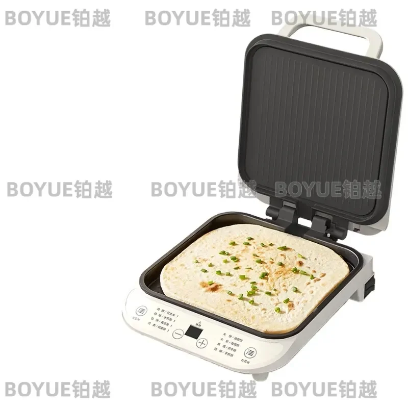 Large Electric Griddle Square Double Sided Heating Deep Baking Pan Household Nonstick Cooktop Grill Plate for Kitchen BBQ