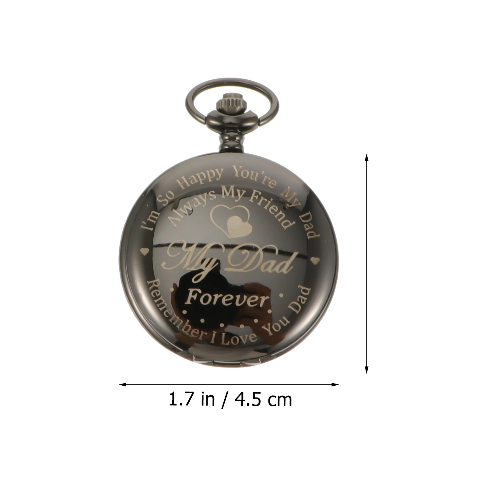 

Retro Pocket Watch Unisex Hanging Necklace Quartz Movement Alloy Durable Fashion Simple Letter Design Practical Information Easy