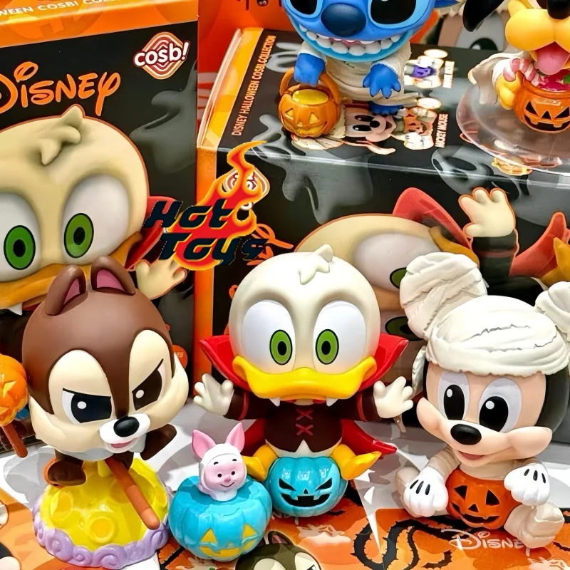 ألعاب ساخنة جديدة من سلسلة حفلات ديزني اليقطين للهالوين صندوق أعمى كوسبي شخصية أنيمي ميكي وميني دونالد داك هدايا الهالوين #1