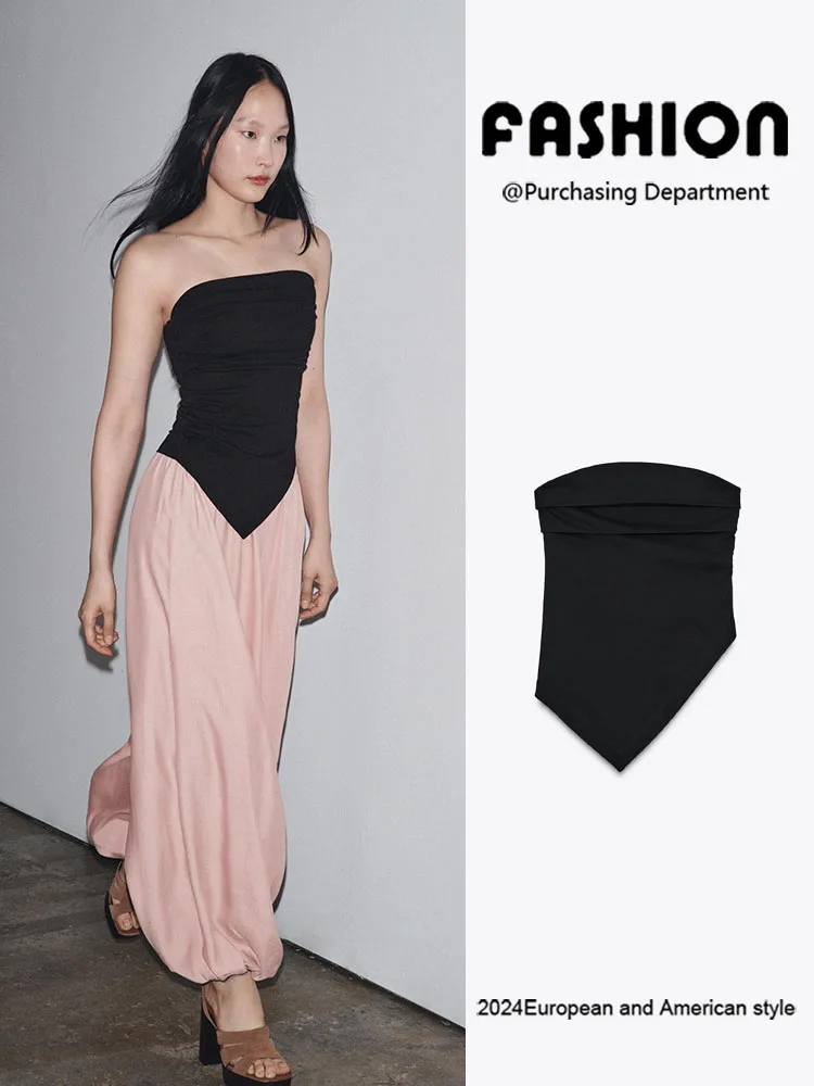 

Зима 202, новый женский асимметричный удобный простой топ, этнический сценический костюм V-Ne Long Sve, модный модный