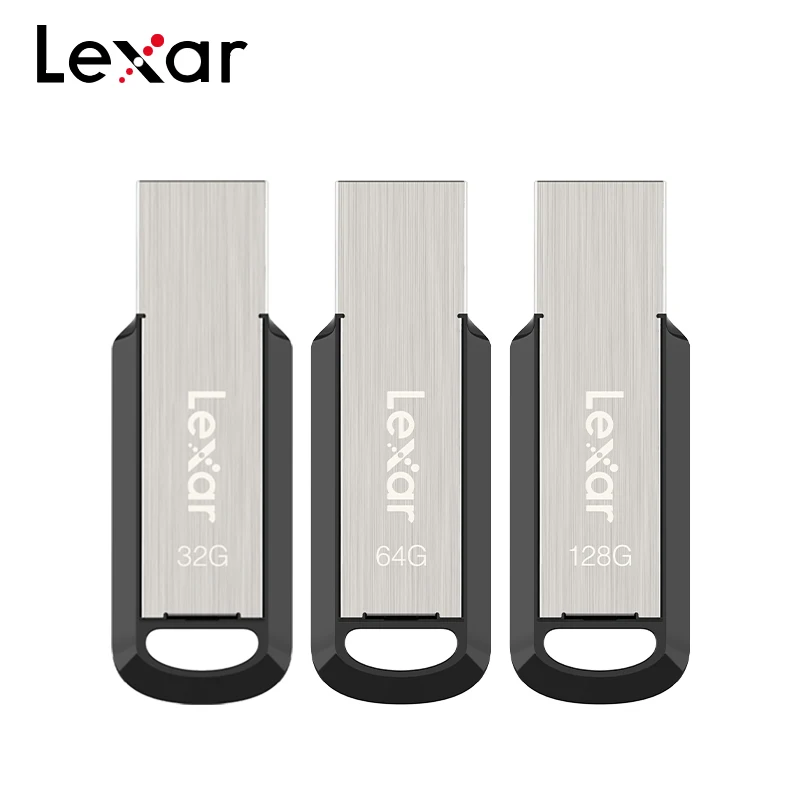 Original Lexar M400 USB 3.0 Flash Disk 128GB 64GB 32GB Encrypted Mini Key Pendrive Black Flash Drive Memory Stick For Computer