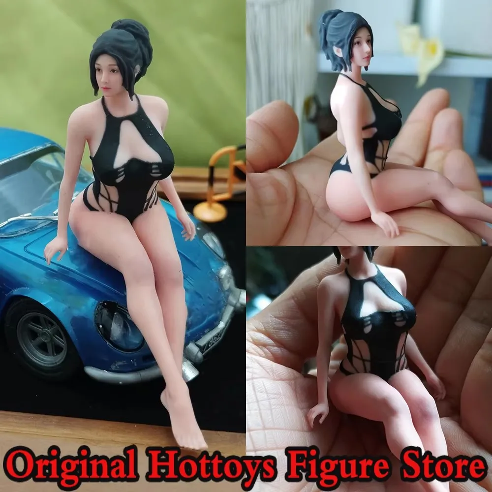 

In Stock 1/18 Scale Female Soldier Car Spokesmodel Mini Sculpture Ornament Full Set Action Figure Model Doll Collection