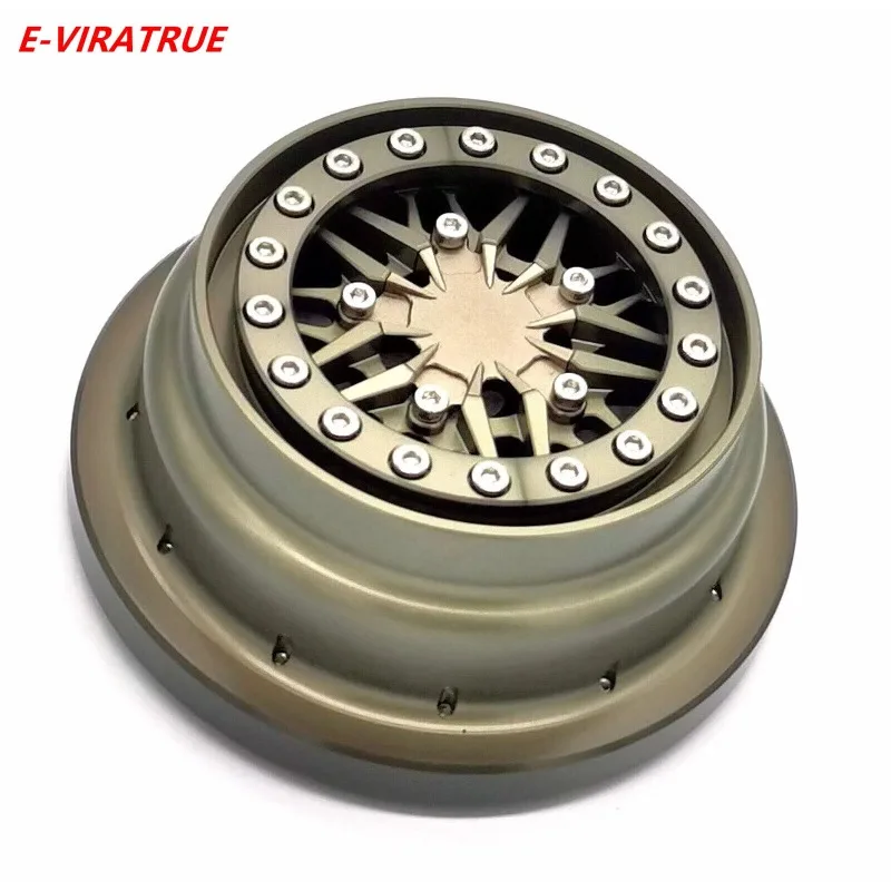 E-VIRATRUE ARRMA MOJAVE 6S/FIRETEAM 6S 1/7&SENTON 1/10 Ruota in alluminio CNC (1 pz)