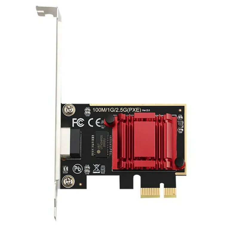 

2.5G PCI-E to RJ45 Wifi Receiver Gigabit Diskless Network Card for PC