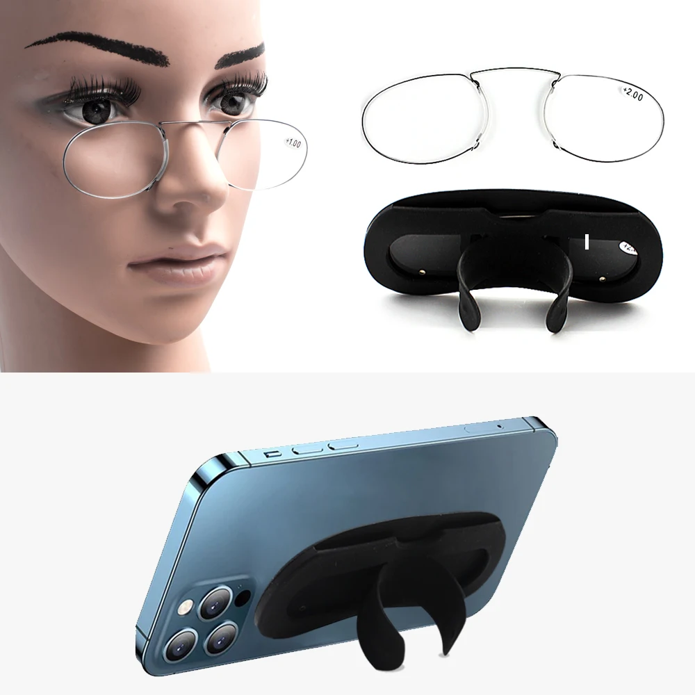 

Reading Glasses for Men Foam Nose Glasses Transparent Thin Presbyopia Glasses +1.0 1.5 2.0 2.5 3.0