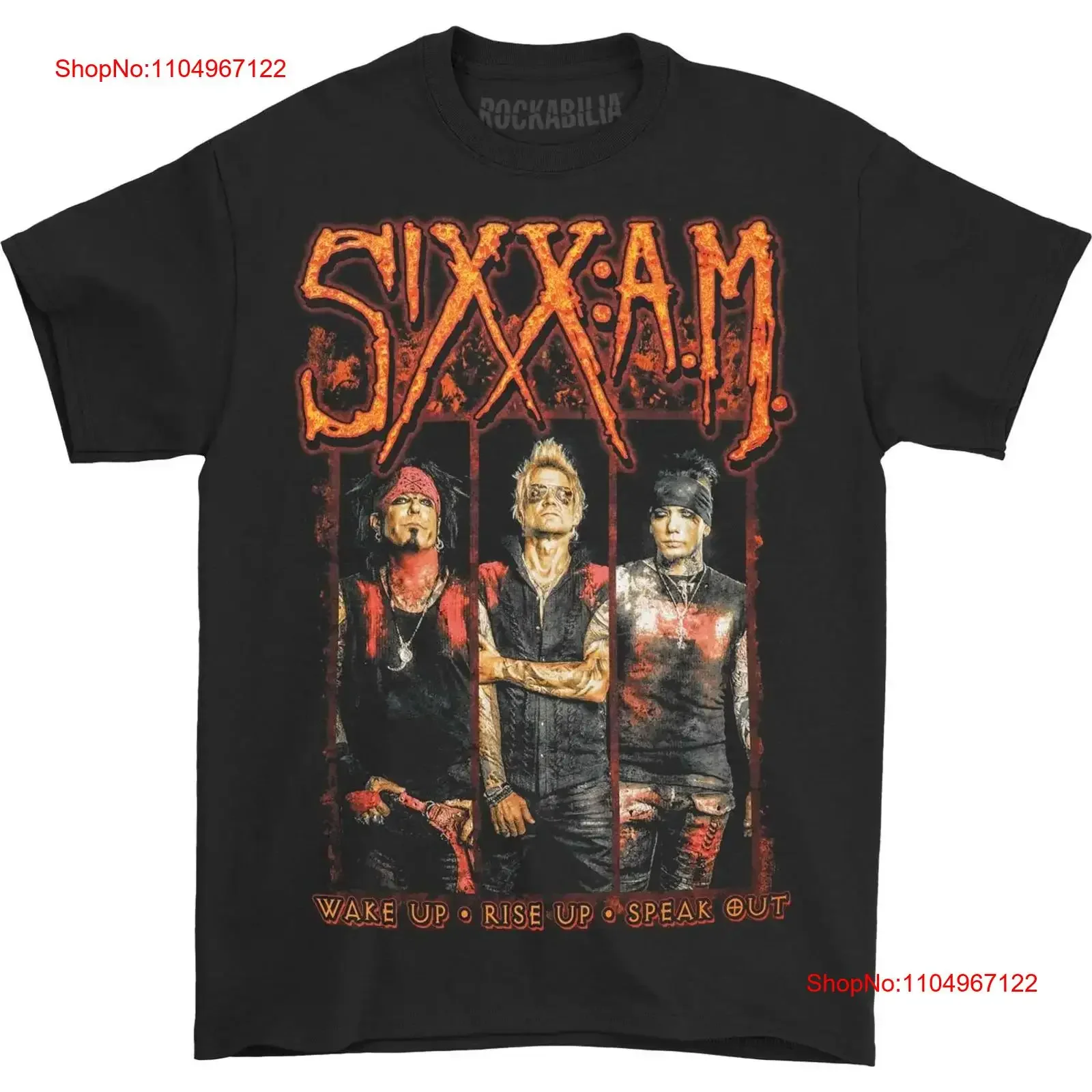 

Men's Sixx A M Damned 2016 Tour T Shirt Small Black vintage Washed streetwear Stretched Versatile Casual Slightly Breathable