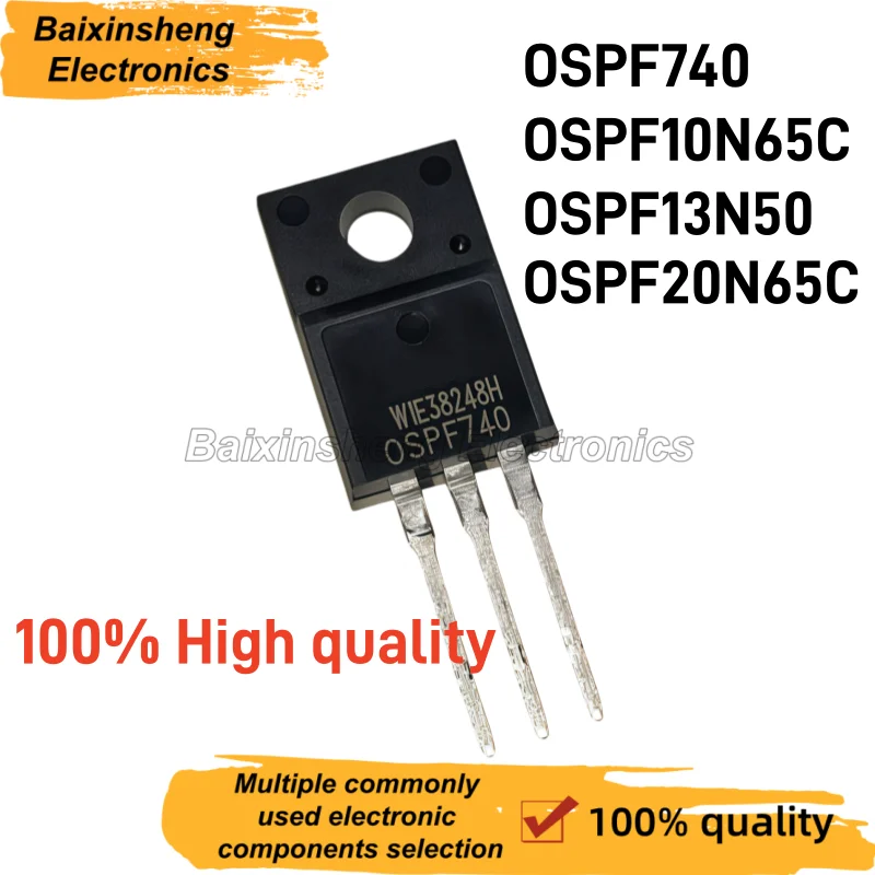 10PCS 100% High quality OSPF740 OSPF10N65C OSPF13N50 OSPF20N65C TO-220F MOS Field Effect Transistor