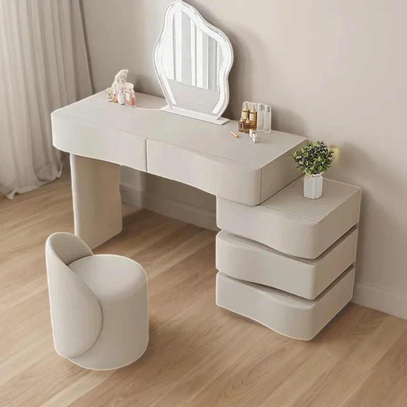 

Portable Makeup Toiletries Luxury Nordic Dressing Table Vanity Set Bedroom Furniture Organizer Desk Toilette Trucco Dresser