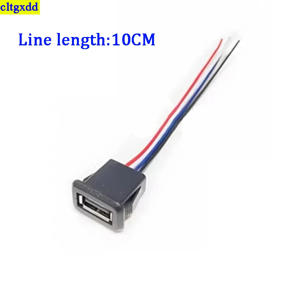 cltgxdd 1-10 шт. 2-контактный 4-контактный разъем USB 2.0 «мама» 2P 4P USB 2.0 разъем для зарядки с кабелем разъем для зарядки интерфейс данных