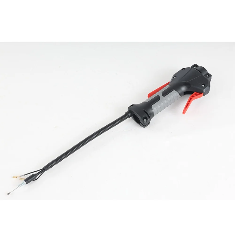 High-post Switch Side-Mount Trimmer Metal Components Portable Handling Easy Operation Dark Gray For Hedge Trimming
