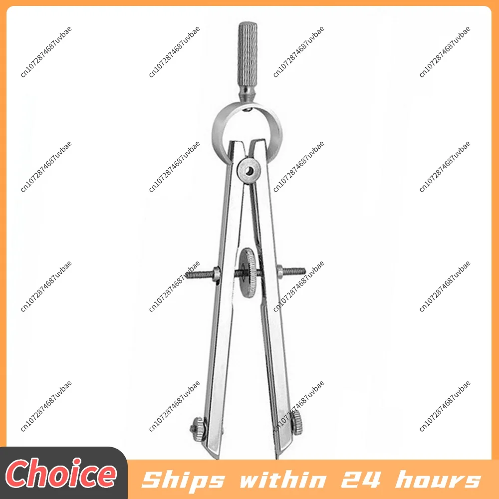 Drafting Compass with Lock Math Compass Drawing Metal Geometry Scribe Gauge Bow Divider Engineering Drawing Tool
