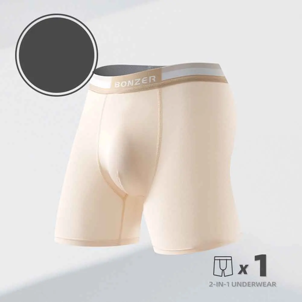 ملابس مريحة، بوكسر مريح، بوكسر قابل للتنفس، أنشطة رياضية، ملابس داخلية عصرية مقاس M-2XL، تصميم الحقيبة