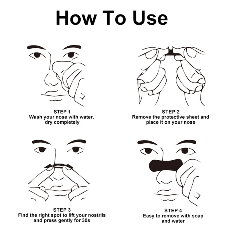 100/50/30/10 pezzi strisce nasali respirazione portatile patch per il naso modo giusto smettere di russare dispositivo di aiuto per dormire respiro più facile tutta la notte