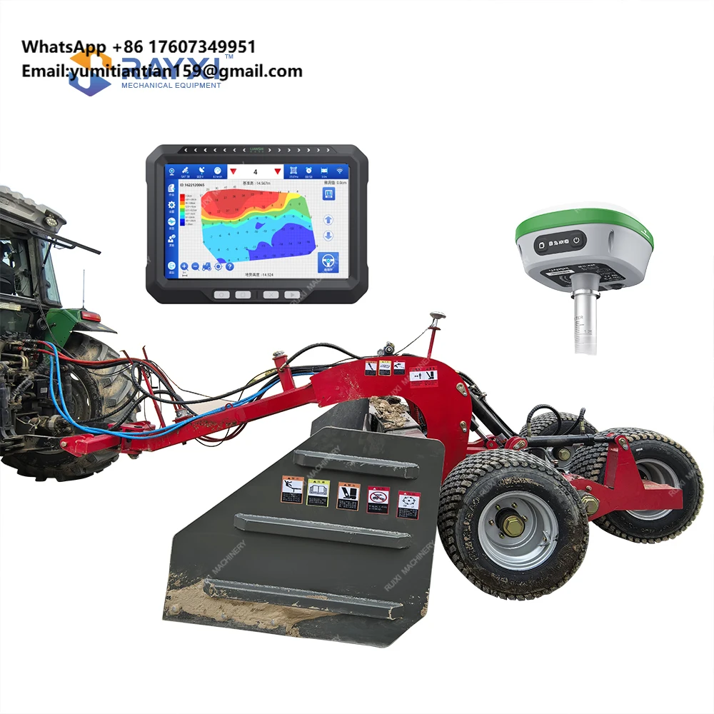 

Automatic Towed Tractor Land Leveler GPS Lasr Guided Land Leveling Machine Farm Soil Leveling Equipment Niveleuse Tracteur