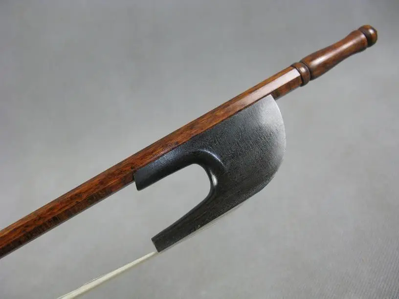 upright bass bow,baroque letterwood bass bow,top level white bow hair