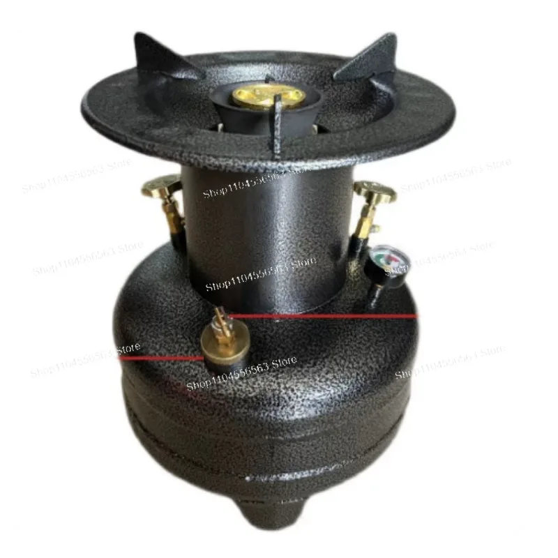 Flange Integrated Outdoor Camping Diesel Stove, High Power Fire Water Stove Head Portable Diesel Cooking Burner for Outdoor Use
