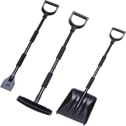 A Car Snow Removal Tool, Retractable Snow Brush, Detachable Ice Scraper, Winter Car Snow Removal Tool, Various Styles of Snow Removal Tools, Suitable for Cars, Trucks, Suvs, Windshield Windows