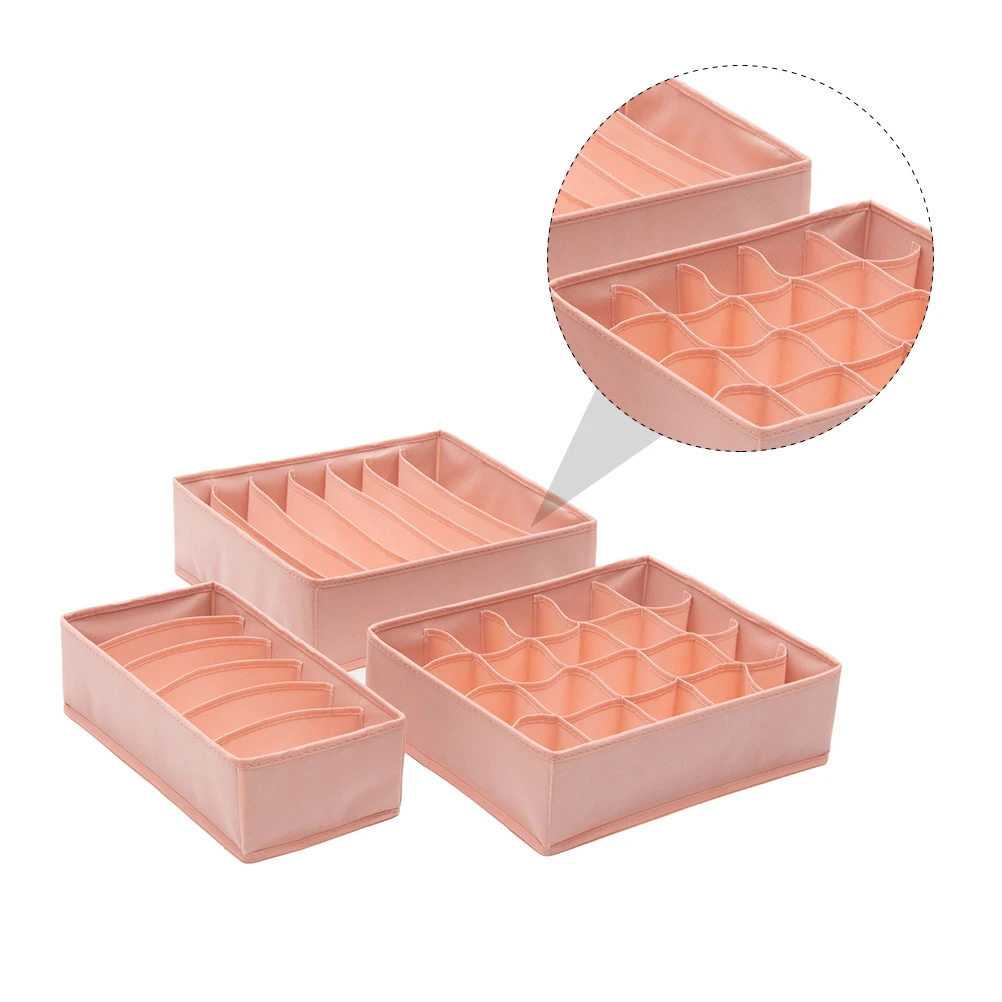 

Non Woven Underwear Storage Box Socks Bra ganizer Underpants Storage Case Portable Travel Case Multi Grid Cloth