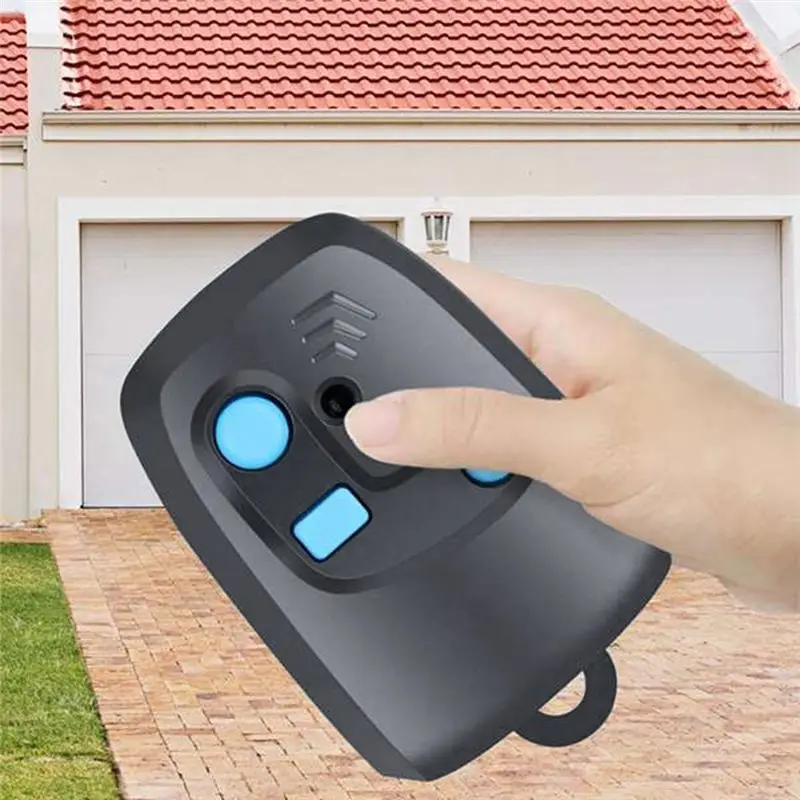 AB25-For PECCININ 433Mhz Rolling Code Garage Door Opener 2 Pieces Remote Control 3 Button Transmitter Duplicator