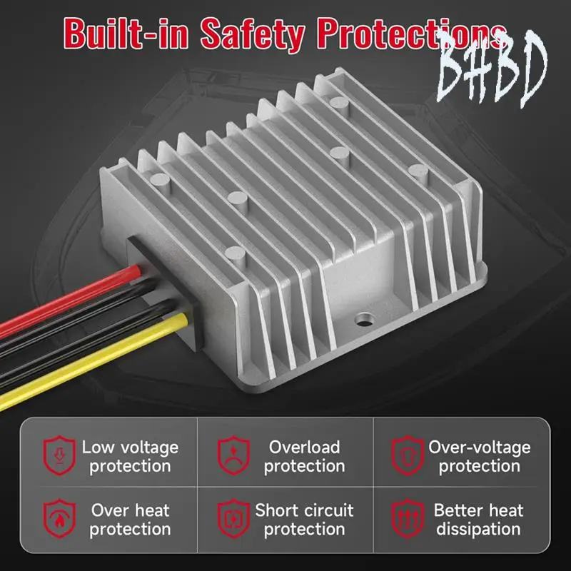 

BHBD-20V To 12V Step Down Converter Power Wheels Battery Adapter For M18 Step Down Converter 1Set