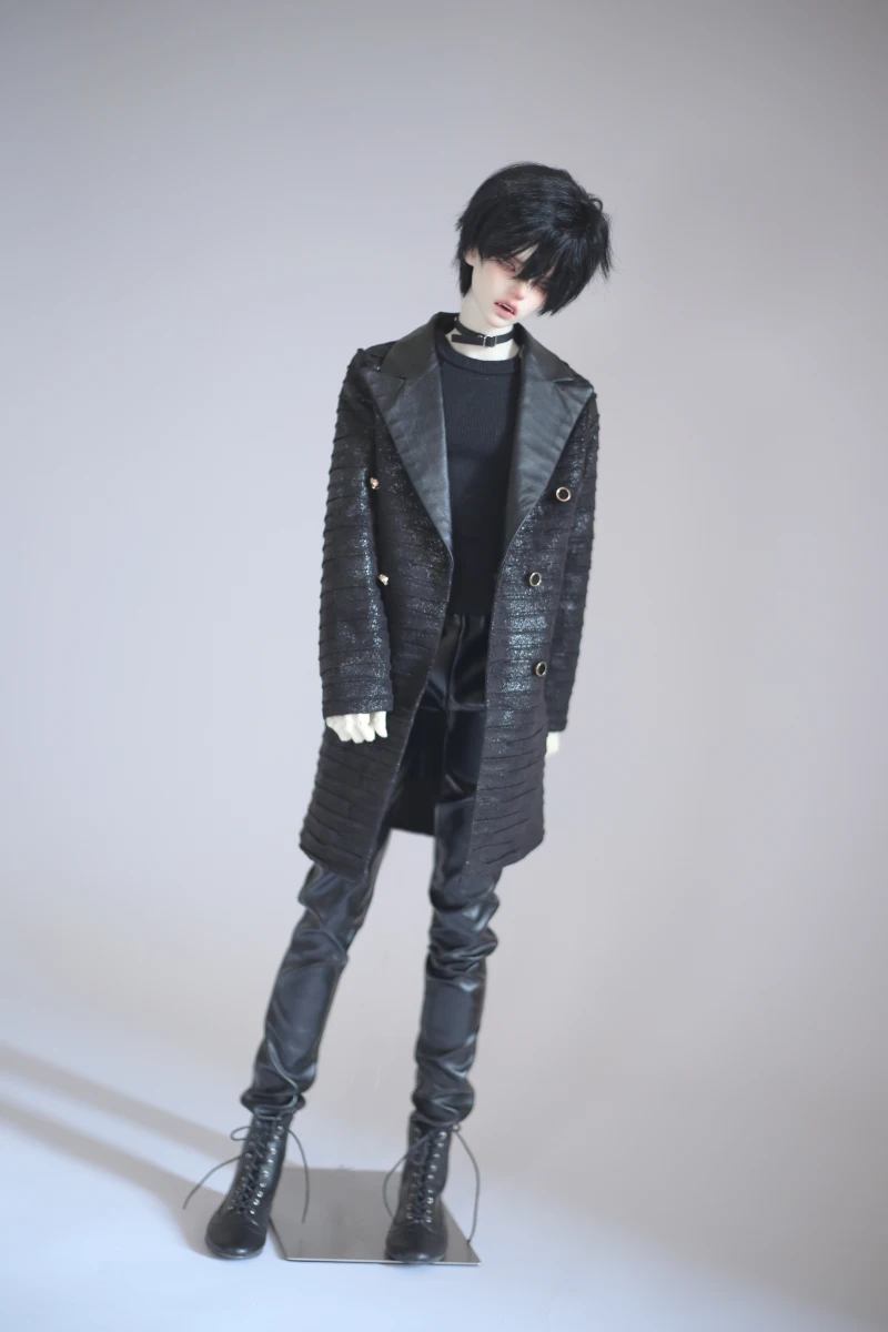 1/3 Scale BJD Clothes Casual PU Leather Overcoat Coat For BJD/SD SD13 Girl POPO68 SSDF ID75 Uncle Doll Accessories C2168