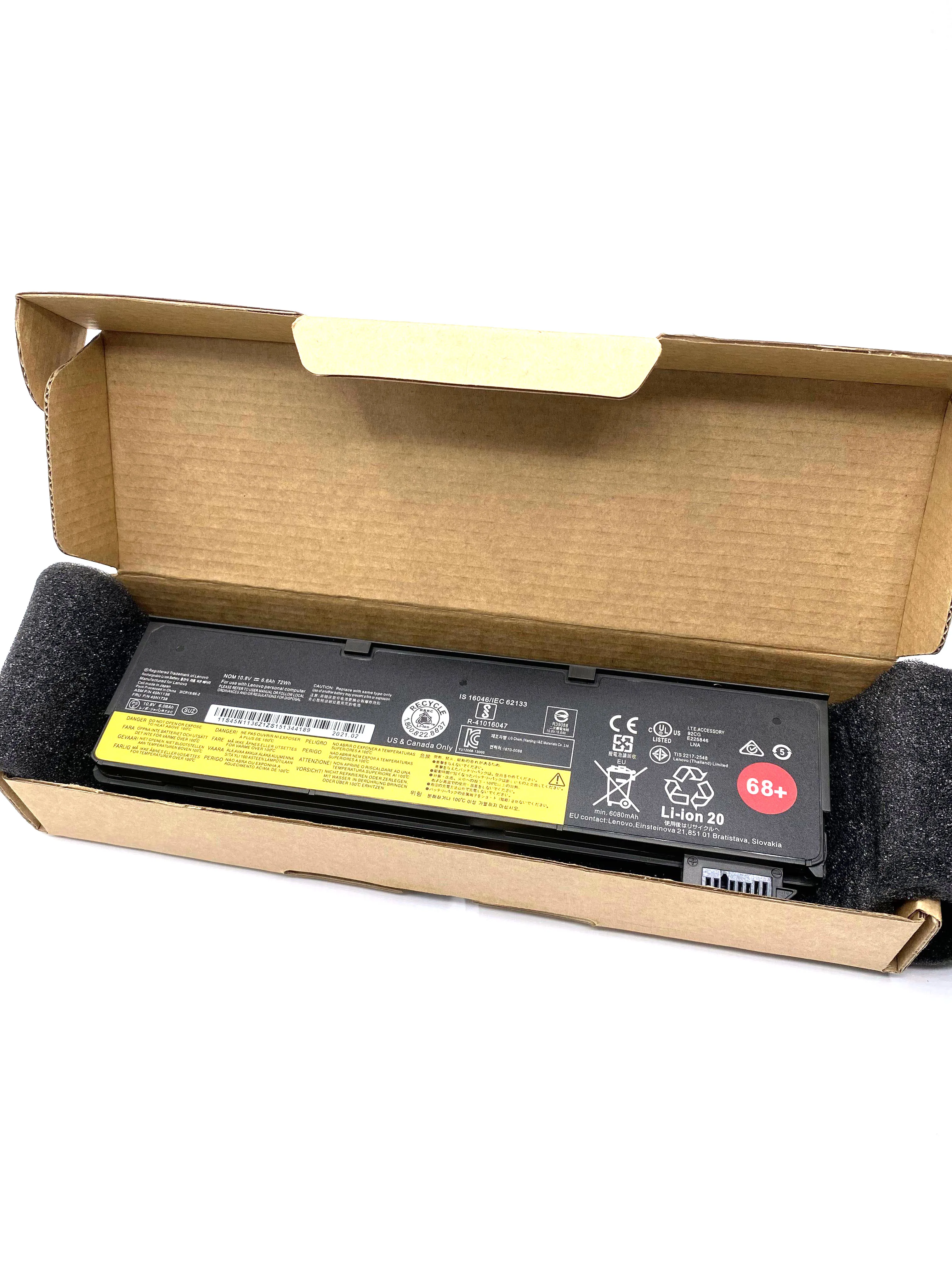 Imagem -06 - Bateria do Portátil para Lenovo Thinkpad Original 45n1738 45n1135 X240 T440s T440 X250 T450s X260 S440 S540 L450 L470 45n1777 45n1737
