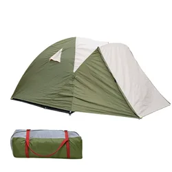 2 People Backpacking Tent Ultralight Outdoor Camping 4 Season Winter Skirt Tent Double Layer Waterproof Hiking Survival