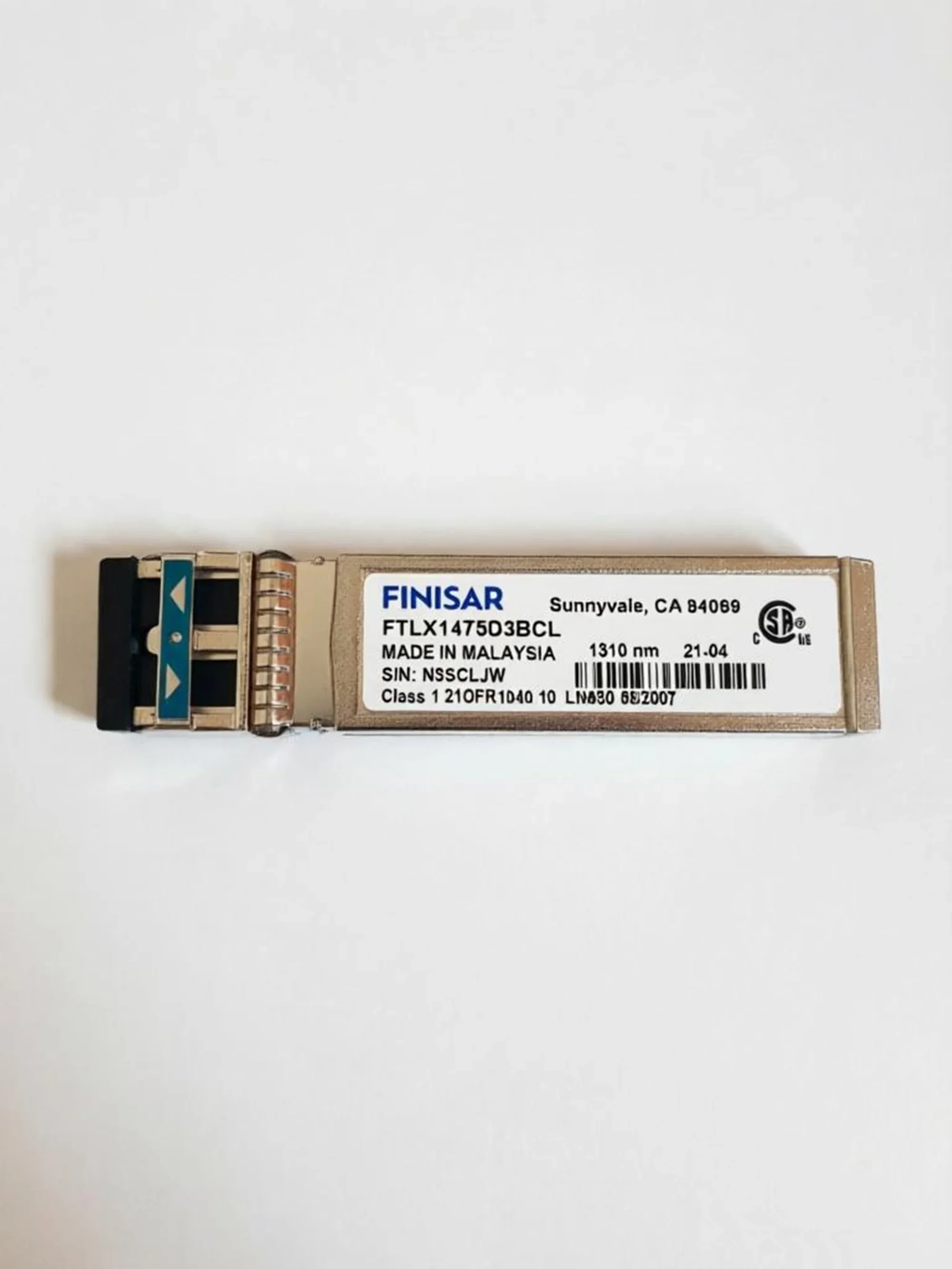 Original New Finisar SFP 10G LR 10KM/FTLX1475D3BCL/lc-lc 10G-1310nm-10km Single mode optical transceiver/finisar 10g 10km sfp