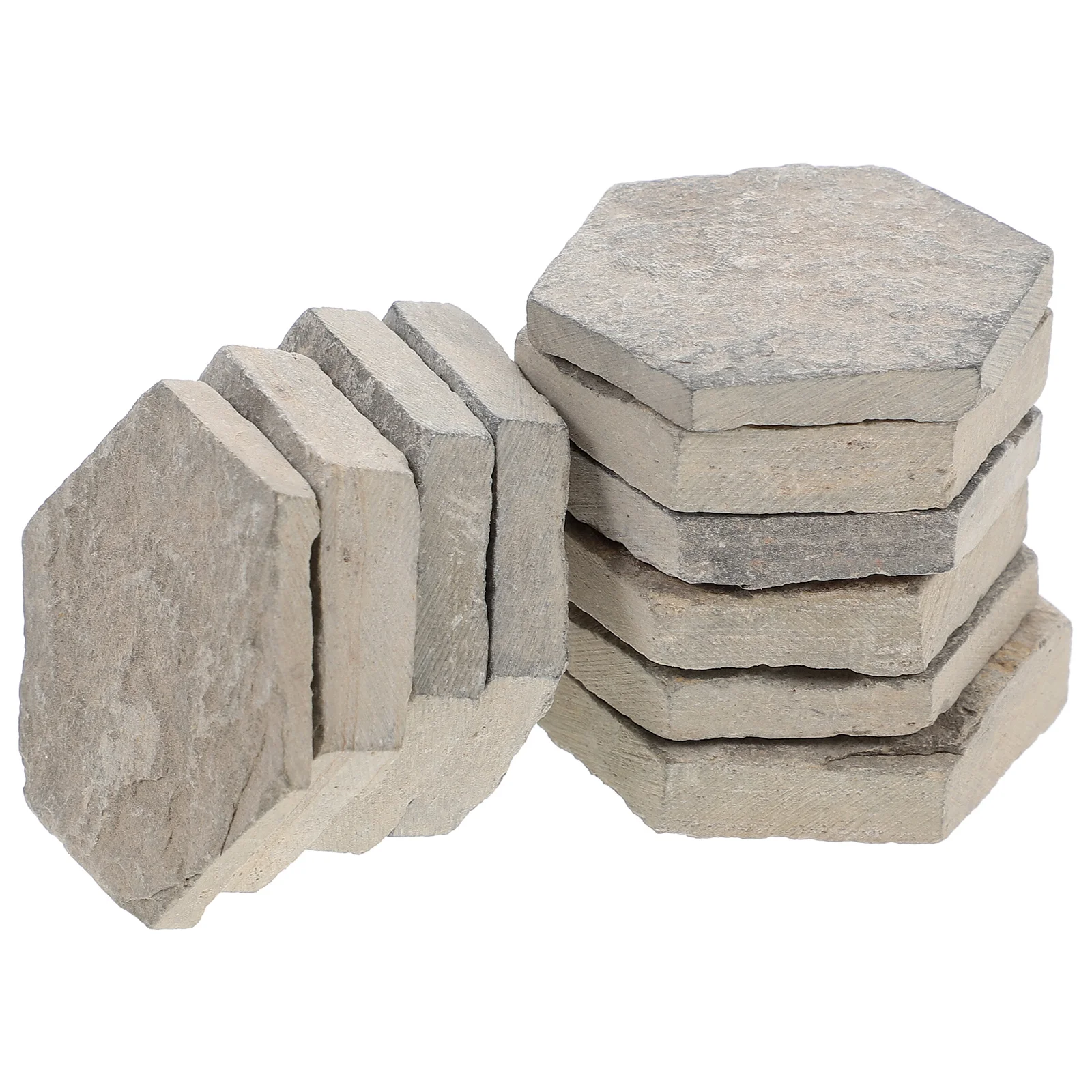 

10Pcs Natural Rocks Aquarium Landscape Decor Turtle Comfortable Living Environment Easy Clean Shrimp Habitat Fish Tank