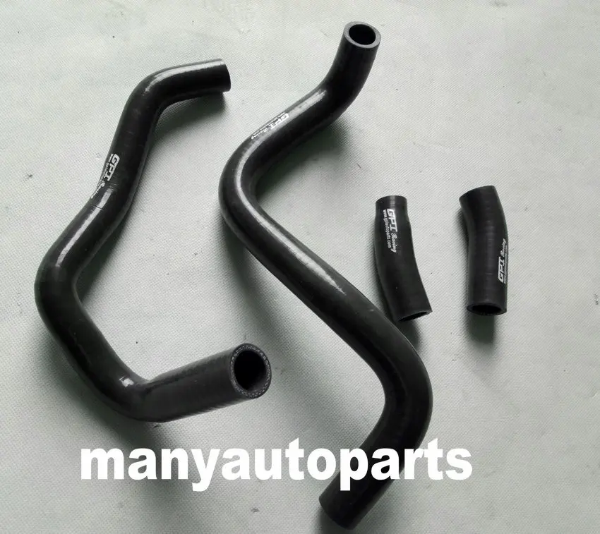 For Yamaha TZR250 TRZ 250 V-Twin 3XV 1991-1994 1992 1993 Silicone Radiator Hose BLACK