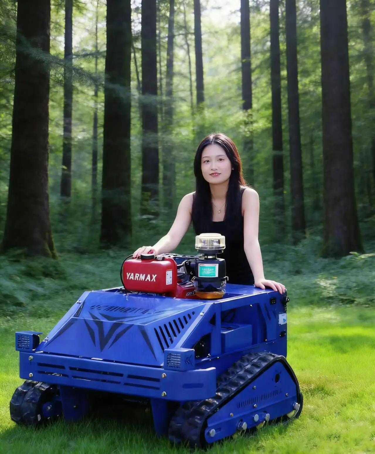 

Customized Autonomous RC Lawn Mower Precise Cutting Low Noise Home Avoidance Smart Navigation flail mower