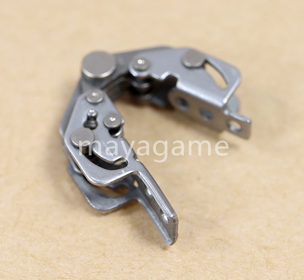 1 Pasang Rantai Penutup Belakang Asli untuk Konsol OLED Sakelar Nintendo Sumbu Engsel Penyangga Logam Kanan Kiri Warna Perak