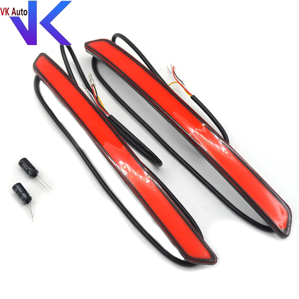 

For VW Golf MK7 Passat B8 PA Tiguan L Red light boutique automobile rear bar water lamp