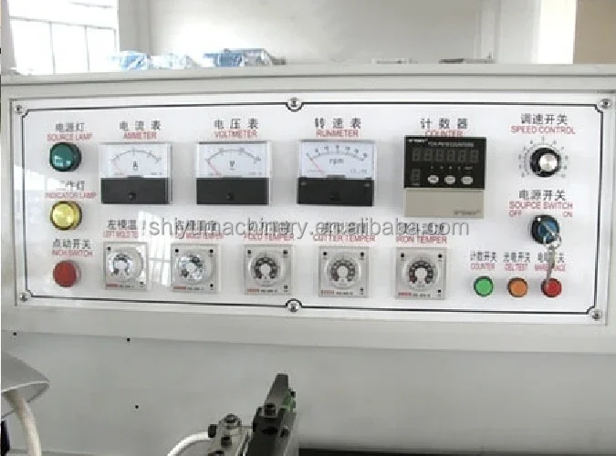 Multi-functional label loom weaving machines automatic label cutting and folding machine with cold and hot blade cutting