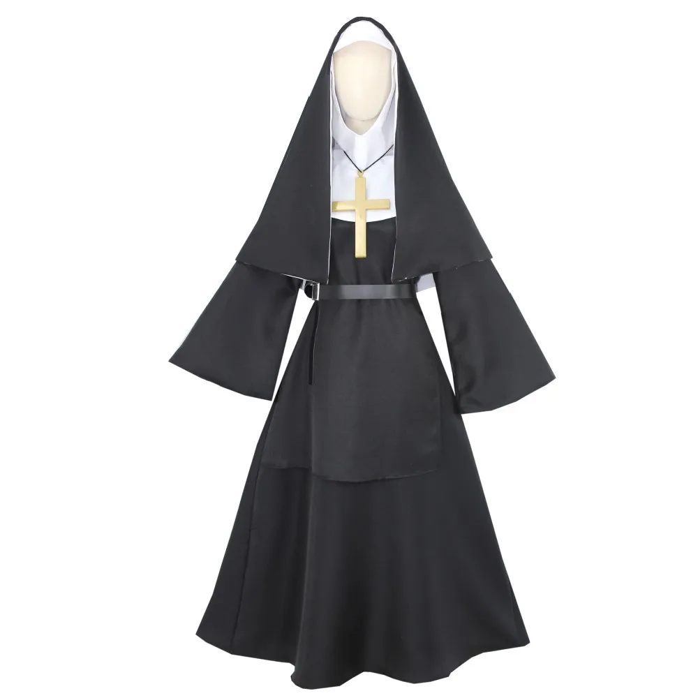 

THE NUN (сестра) Косплей Костюм Сценический костюм