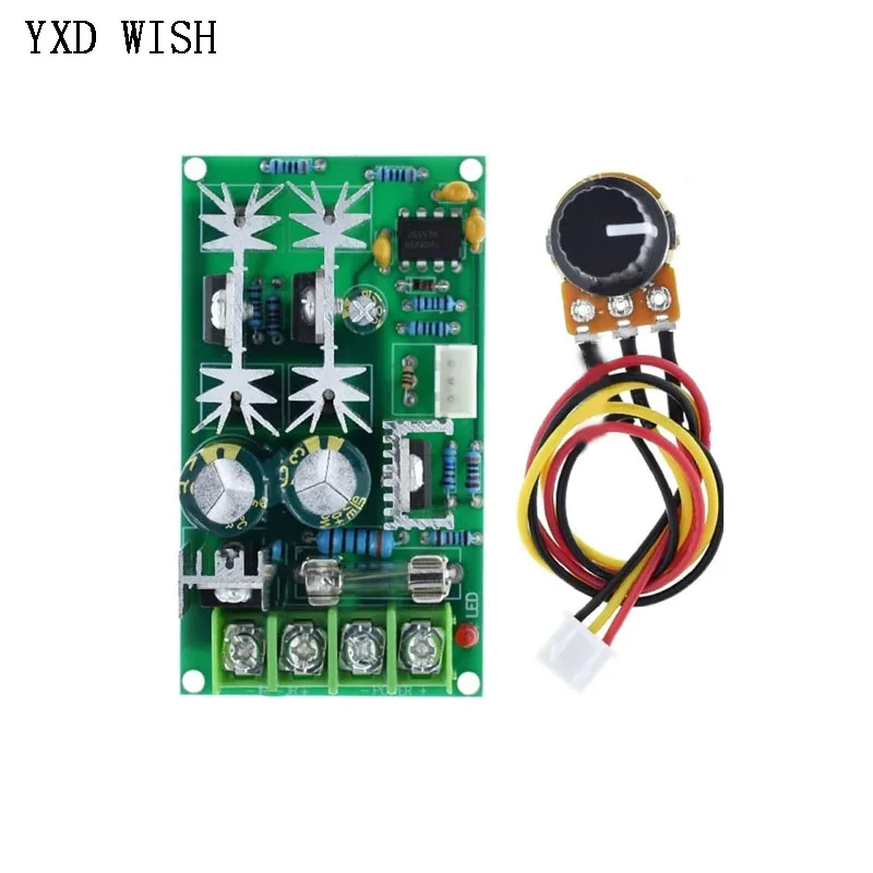 5pcs DC 10-60V 20A PWM Motor Speed Control Motor Speed Controller Switch Current Voltage Regulator High Power Drive Module
