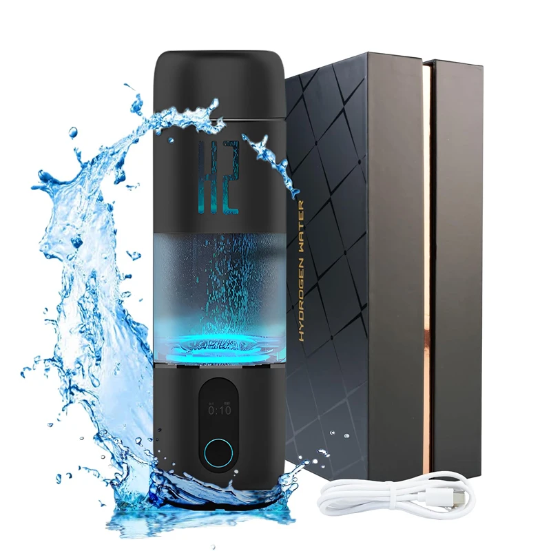 Hydrogen Alkaline Drink Water Filter Hydrogen Ionized Water Machine Bottle Hydrogen Generator Portable Water Ionizer Health Cup