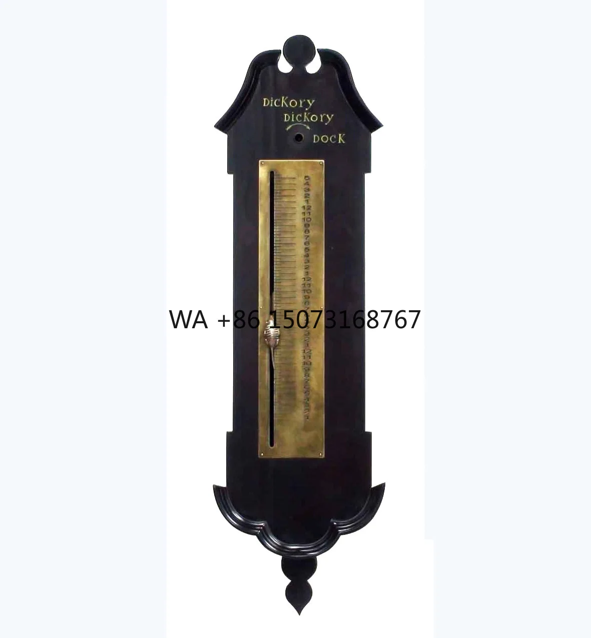 Hickory Dickory Dock  Gravity Driven Falling Mouse Novelty Wall Rack Clock - the Mouse Reads Time for Collection Home Decoration