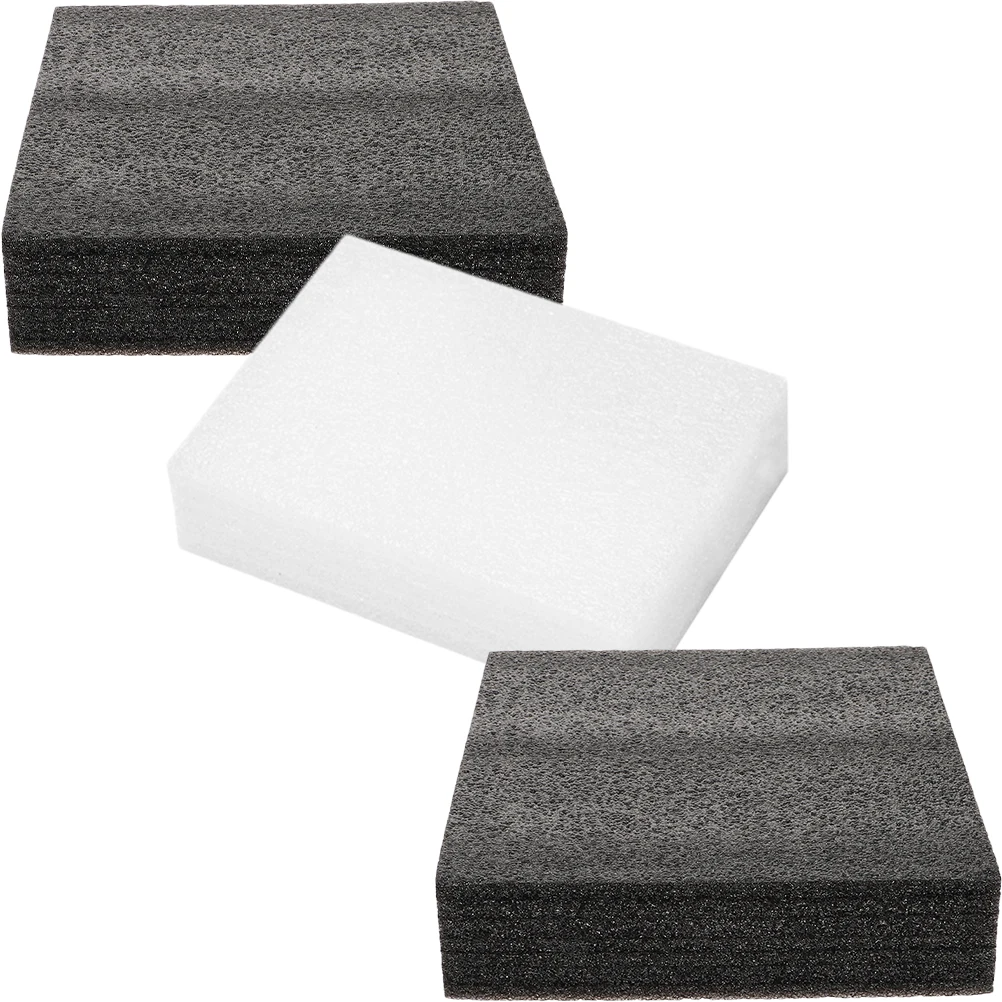 

3 Pcs Wool Felt Work Mat 20x20x5cm Black 20x15x3cm White Needle Felting Craft Foam DIY Tools Lightweight Portable Embroidery