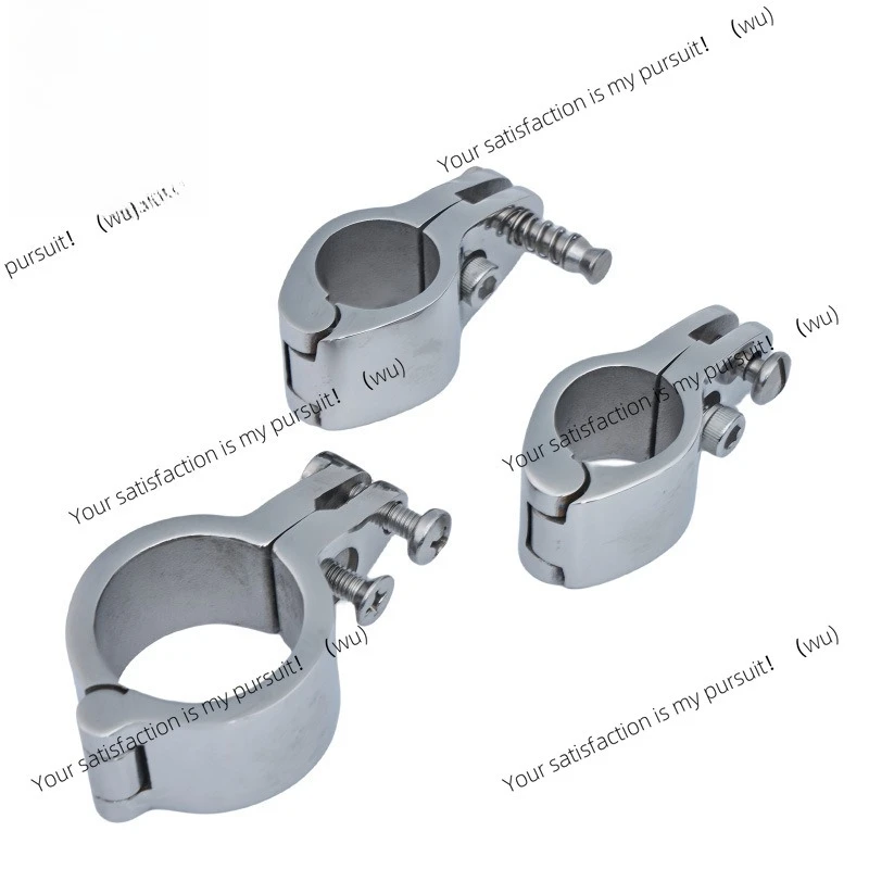 Pipe clamp, with drawing Xiao 25mm22mm stainless steel casting thickened 316 to create general hardware accessories, hoop