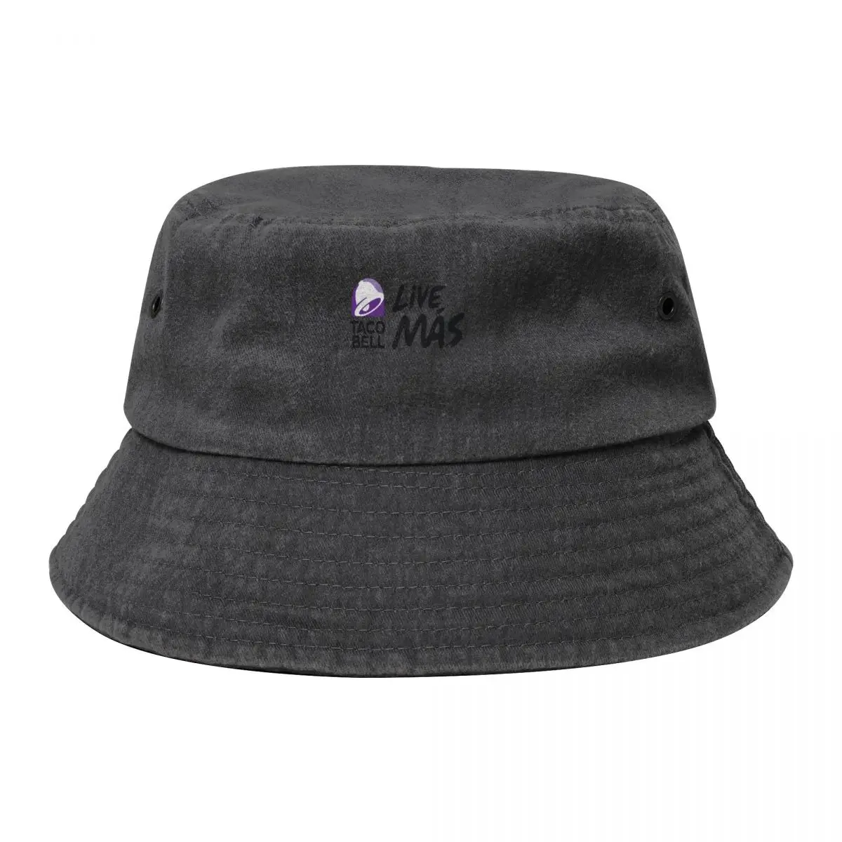 

taco bell black live mas Bucket Hat Sun Cap summer hat Unique hats Snap Back Hat Golf Women Men's