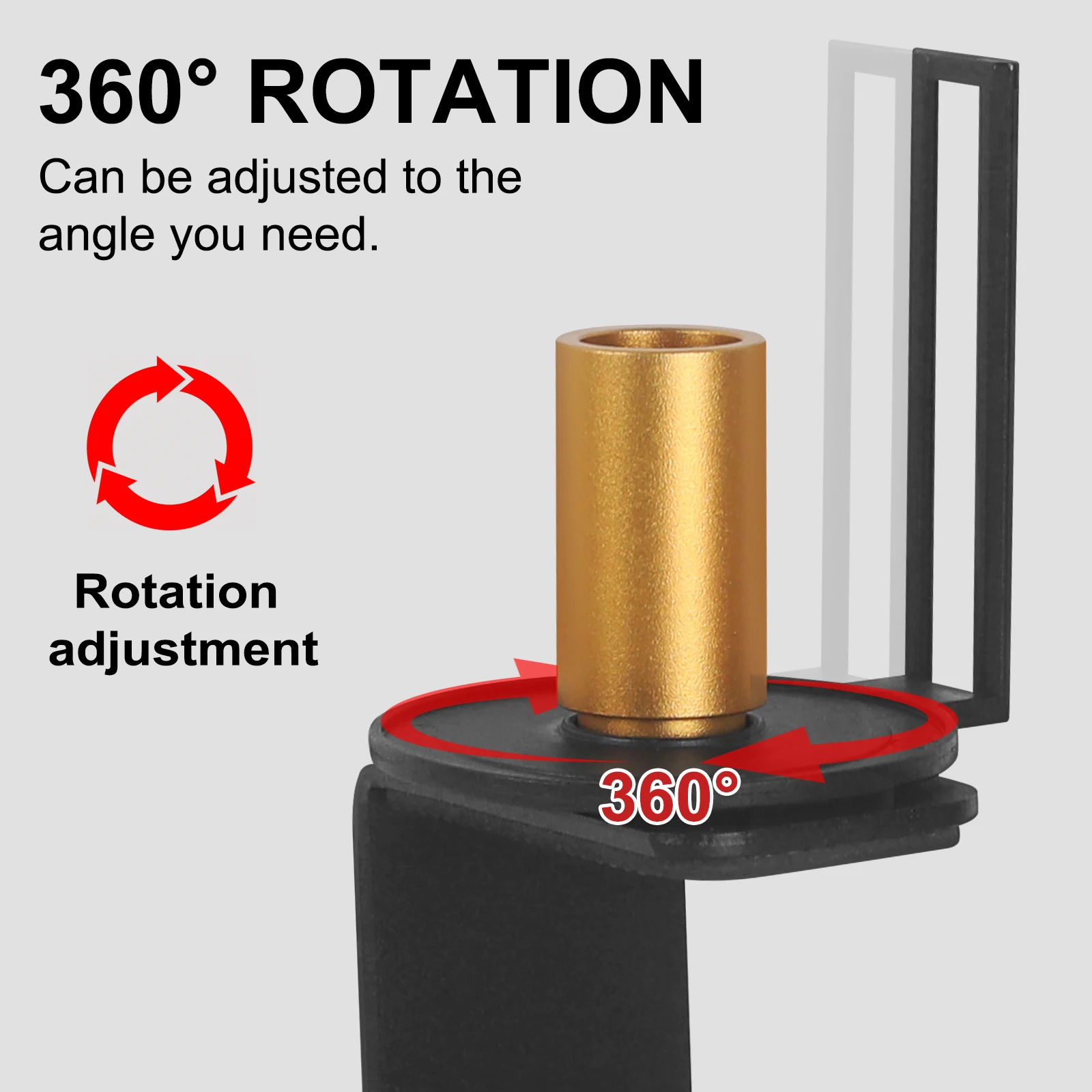 Metal Soldering Wire Stand Solder Dispenser Reel 360° Rotation Adjustable Roll Holder with Table Clamp Welding Tool Accessories