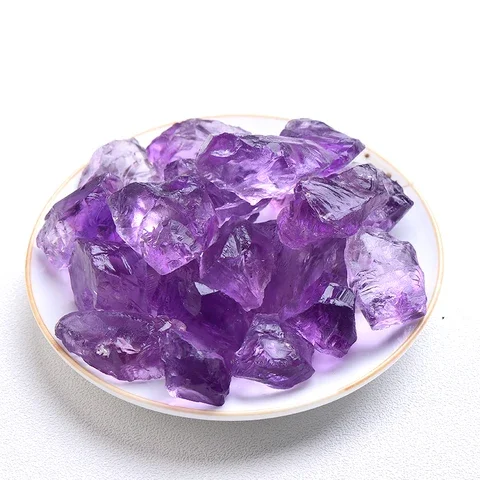 

Natural Crystal Quartz Minerals Specimen Amethyst Irregular Shape Rough Rock Stone Reiki Healing Crystal Aquarium Home Decor 50g