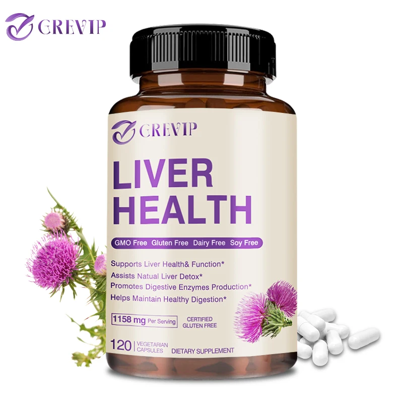 

Liver Health Capsules - Liver Cleansing and Repair, Supports Kidney & Digestion Health, Energy Production, Boosts Immunity