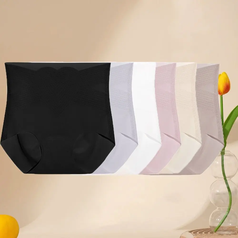 Ultra-thin Postpartum Body Shaper High Waist Lingerie Butt Lifter Briefs Waist Trainer Belly Contracting Tummy Control Underwear
