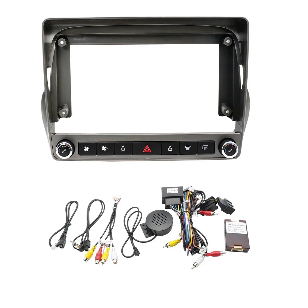 9 Inch For Chevrolet Camaro 2008-2015 2 Din Car Radio Fascia Dashboard Frame Panel Kit With CANBUS Decoder Harness