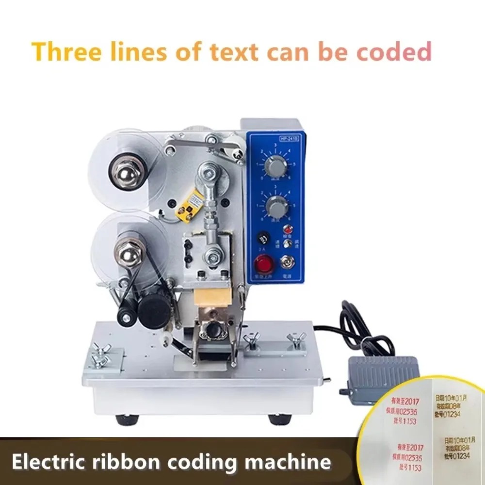 Coder Date Printing MachineSemi-automatic Ribbon