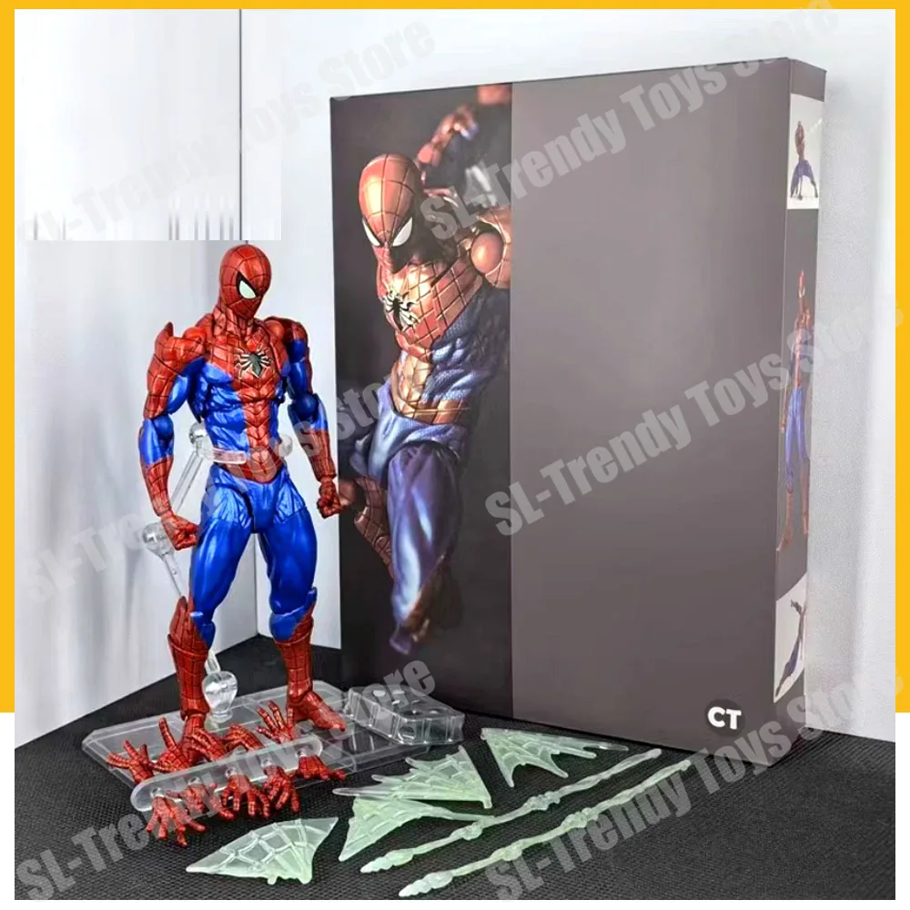 

In Stock Ct Toys Spiderman Figure Amazing Yamaguchi Spider-Man 2.0 Agent Venom Mafex Anime Action Figure Customized Gifts Toys
