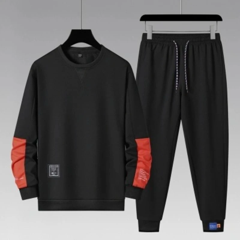 

Men's Set Round Neck Sportswear Multifunctional Autumn Men's Long Sleeved Top Fashionable Loose Casual Clothing